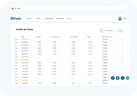 Cartão de ponto e controle de jornada